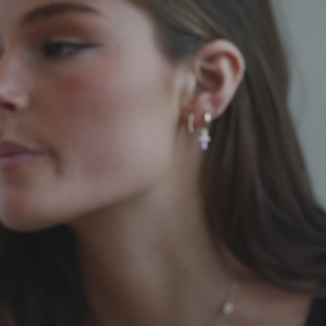 Emma - Boucles d'oreilles puces petits cercles