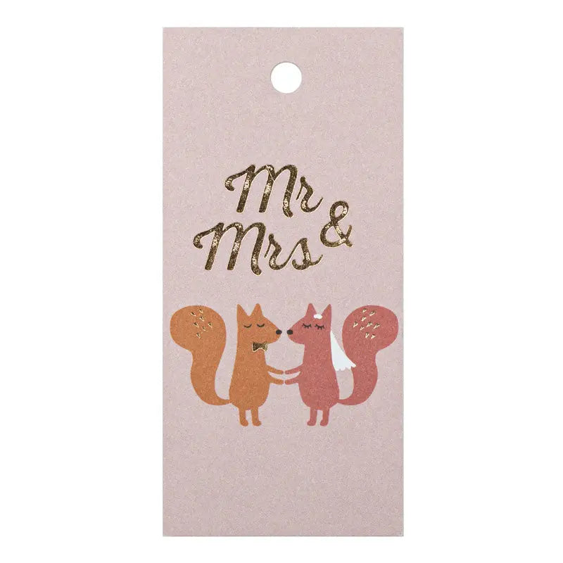 Mr. & Mrs. Gift Tag