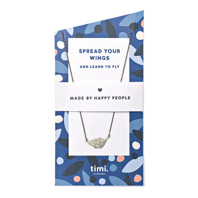 Spread your Wings Necklace Silver