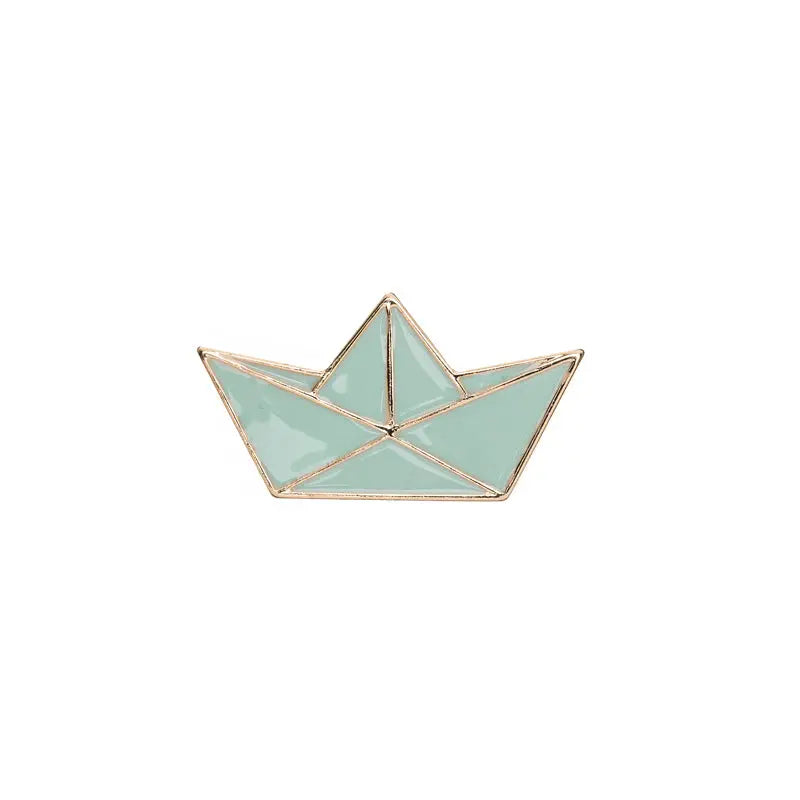 Enamel Pin Paper Boat