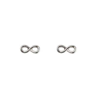 Small Infinity earrings Silver