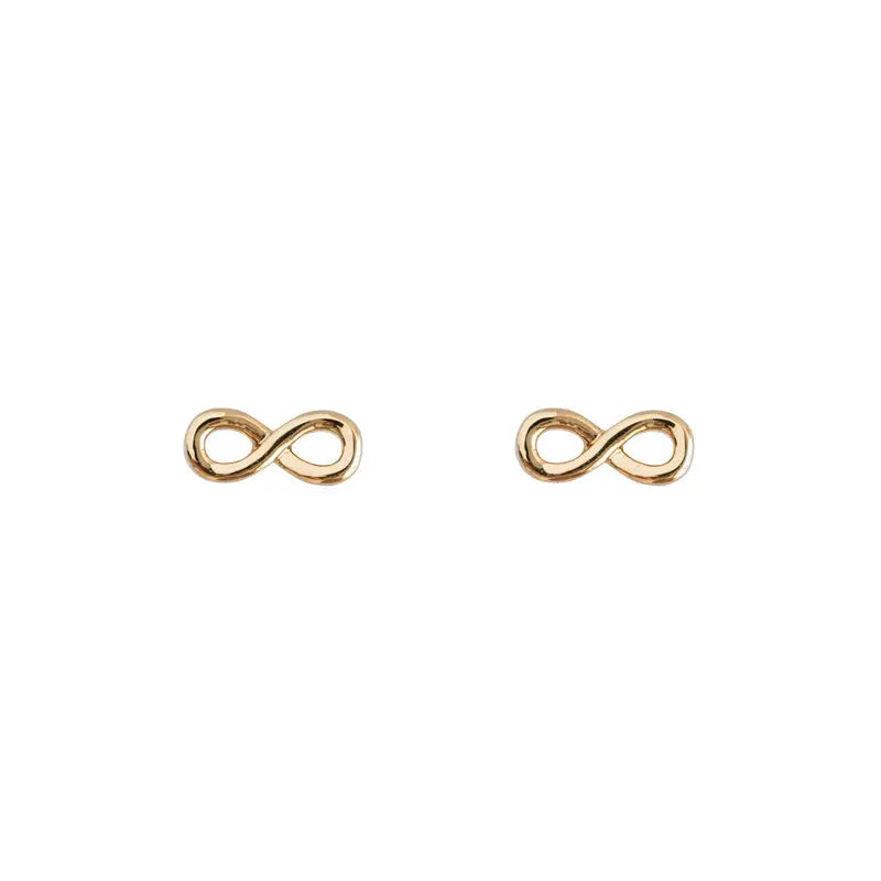 Small Infinity earrings Gold