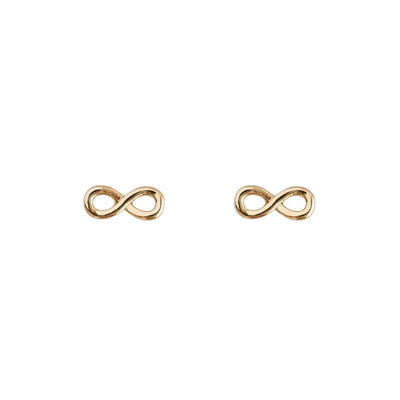 Small Infinity earrings Gold