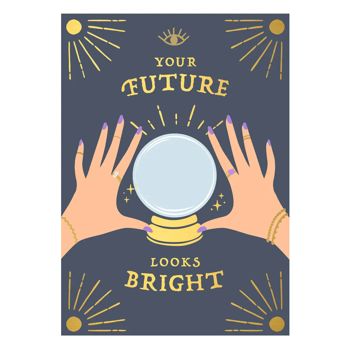 Your Future Looks Bright Postcard