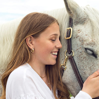 Boucles d'oreilles créoles ovales épaisses