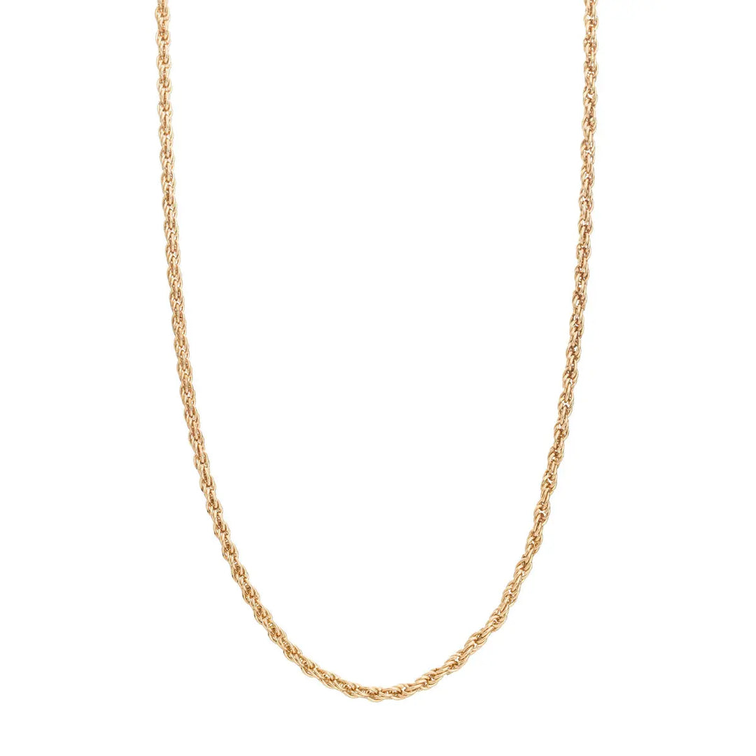 Collier chaîne torsadée