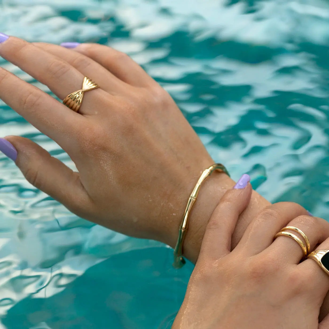 Bague Rayons Pliés