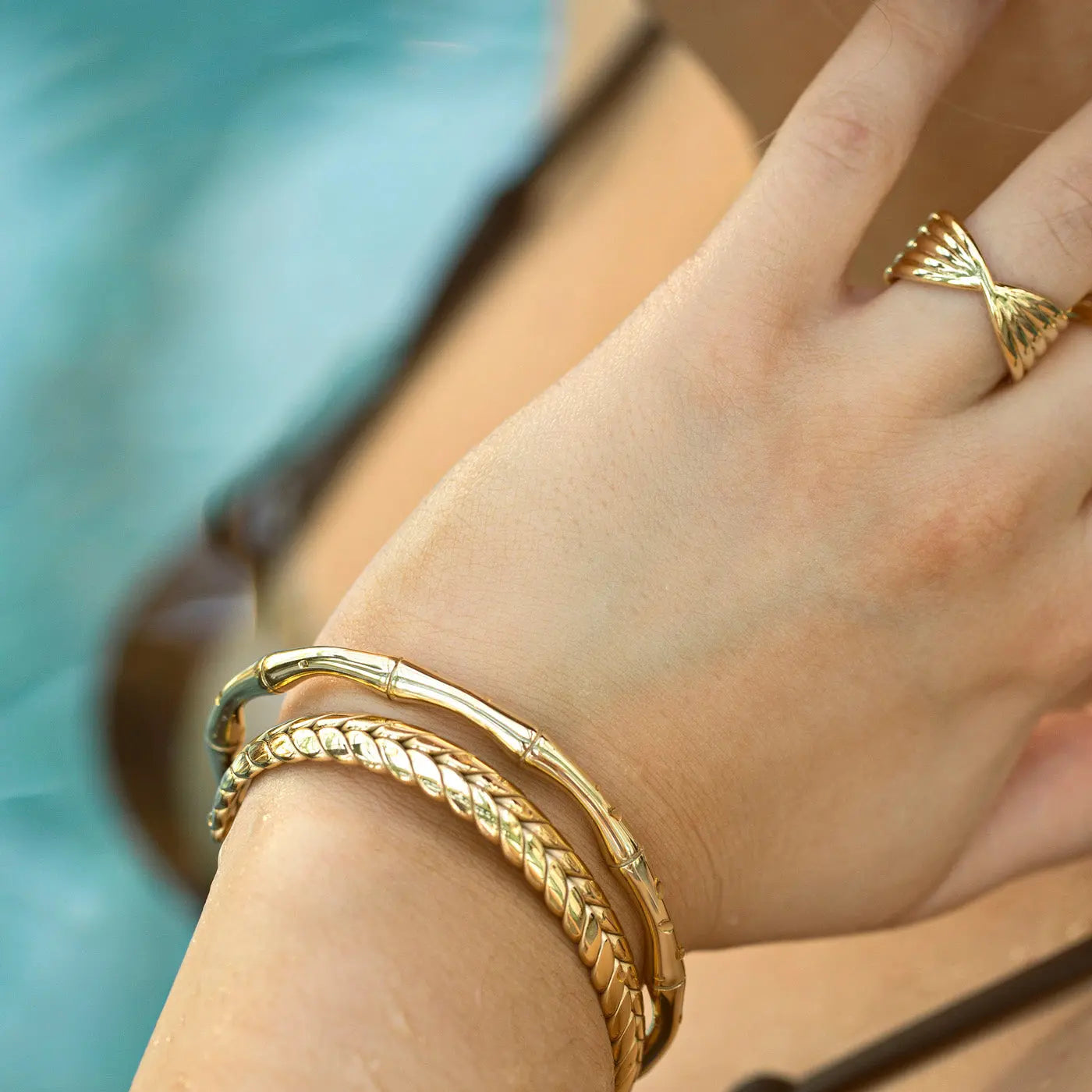 Bague Rayons Pliés