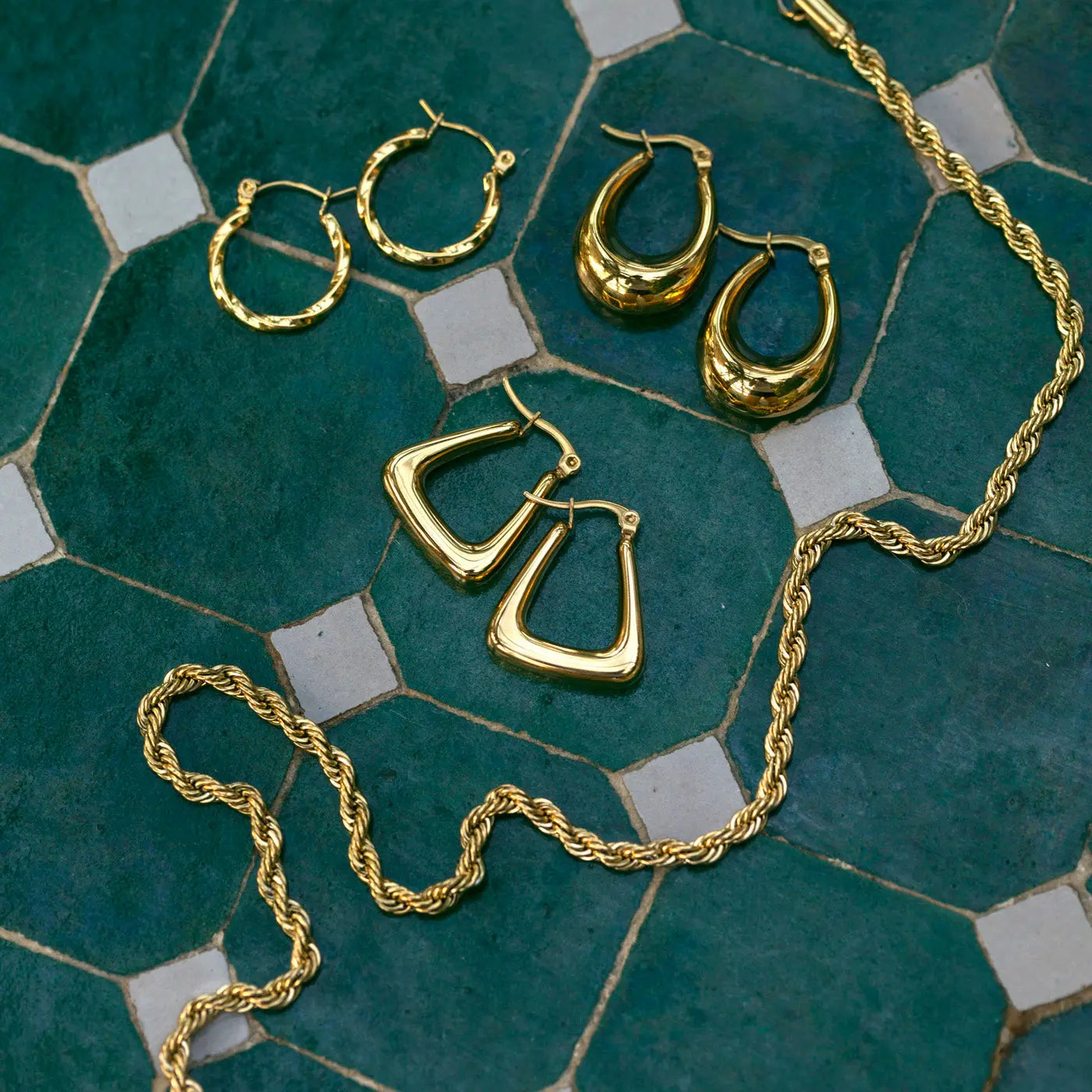 Collier chaîne torsadée épaisse