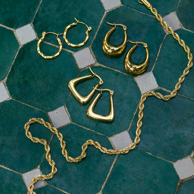 Collier chaîne torsadée épaisse