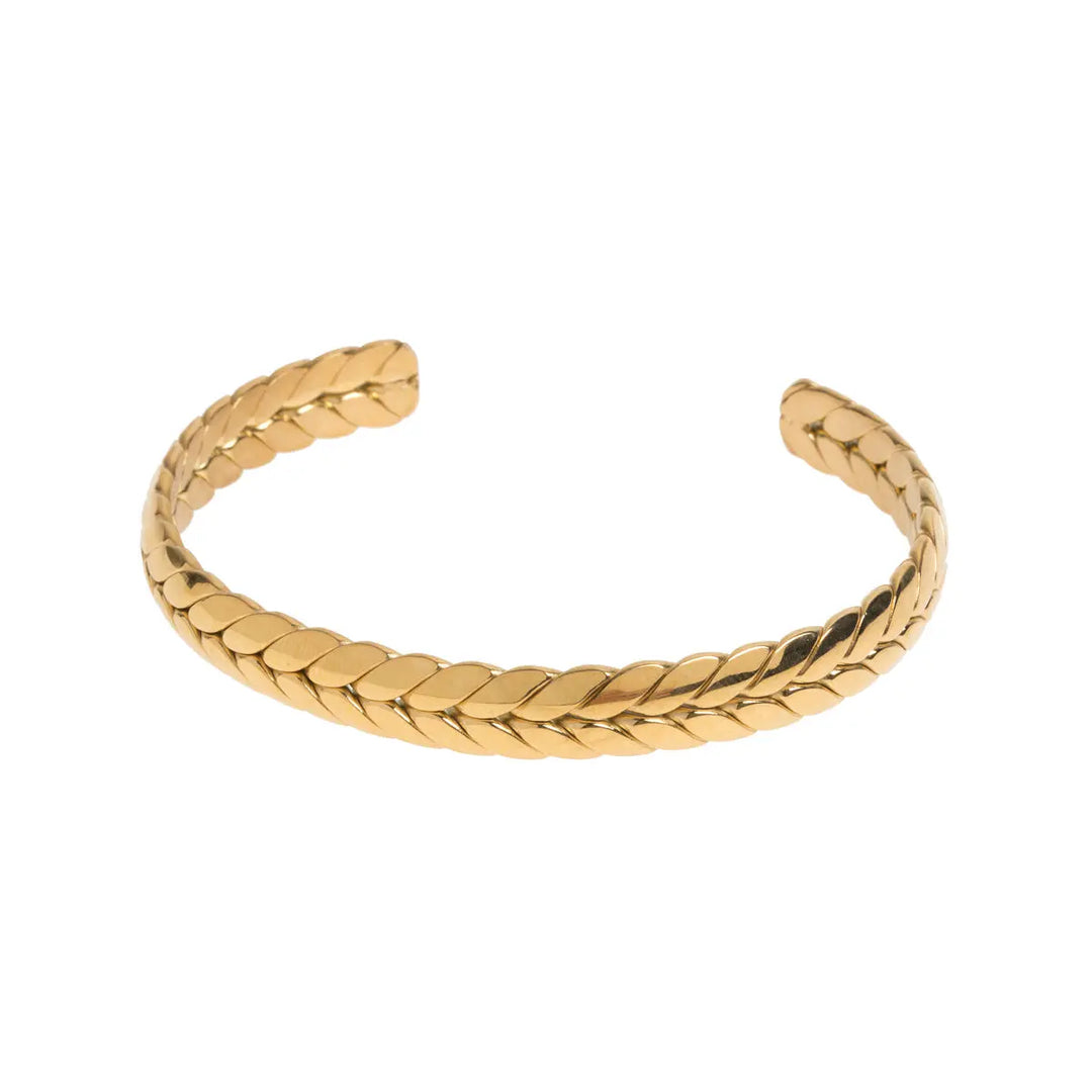 Braid Bangle | Stainless Steel