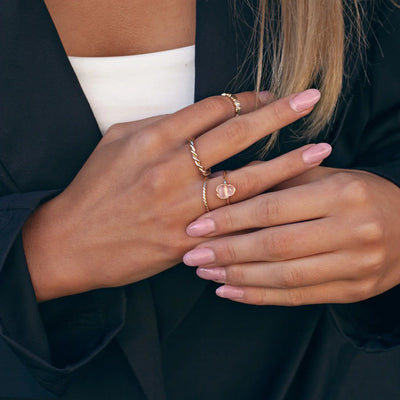 Bague en pierre semi-précieuse
