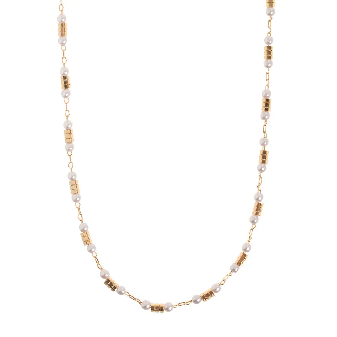 Collier mignon en chaîne de perles