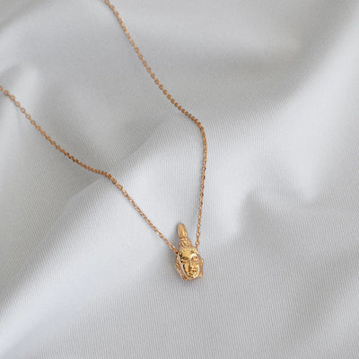 Buddha Necklace - Gold | Adjustable Chain