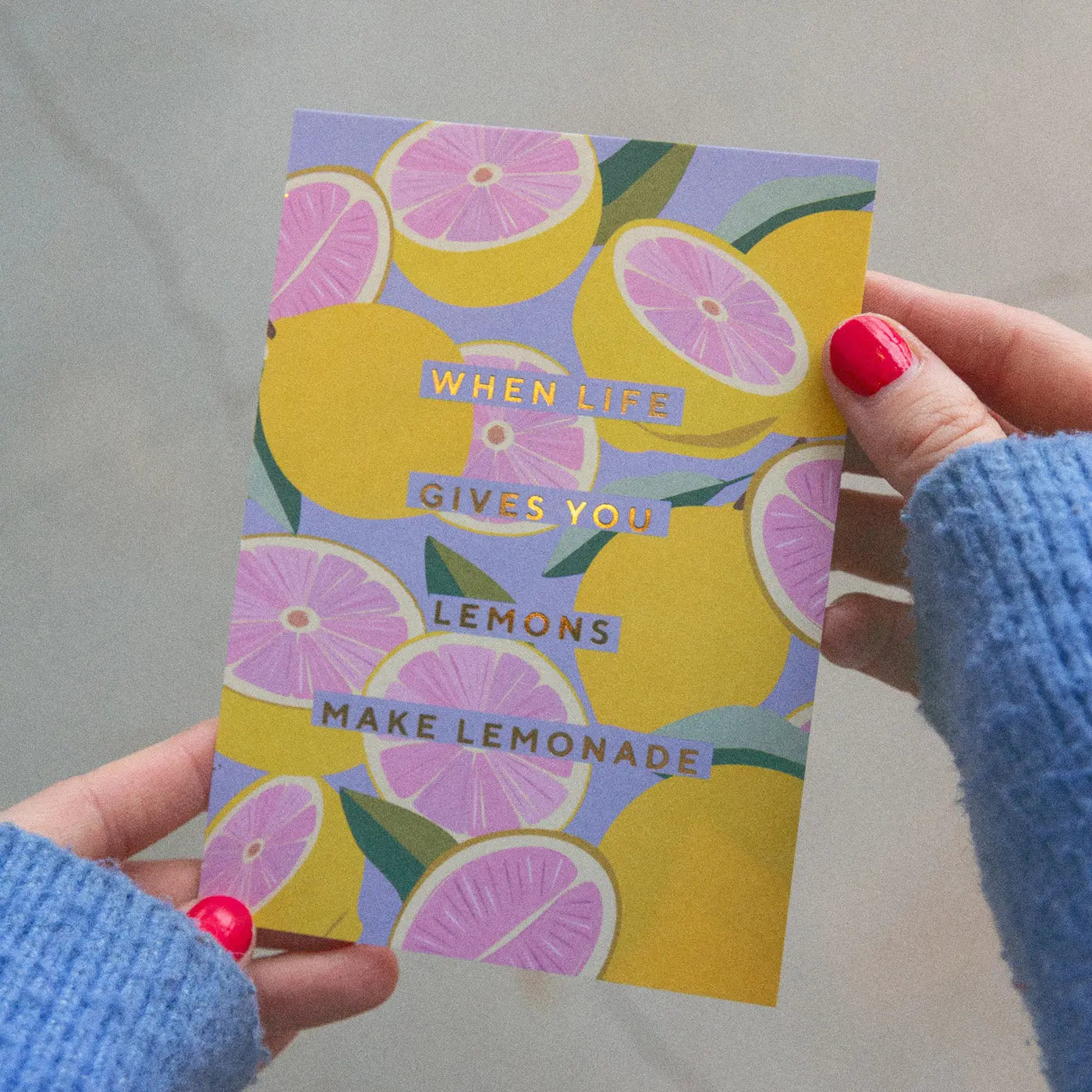 Make Lemonade Postcard