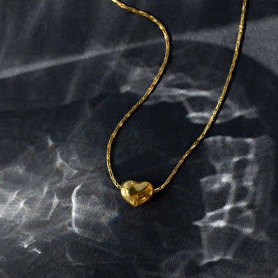Sarah - Collier Petit Coeur Acier Inoxydable