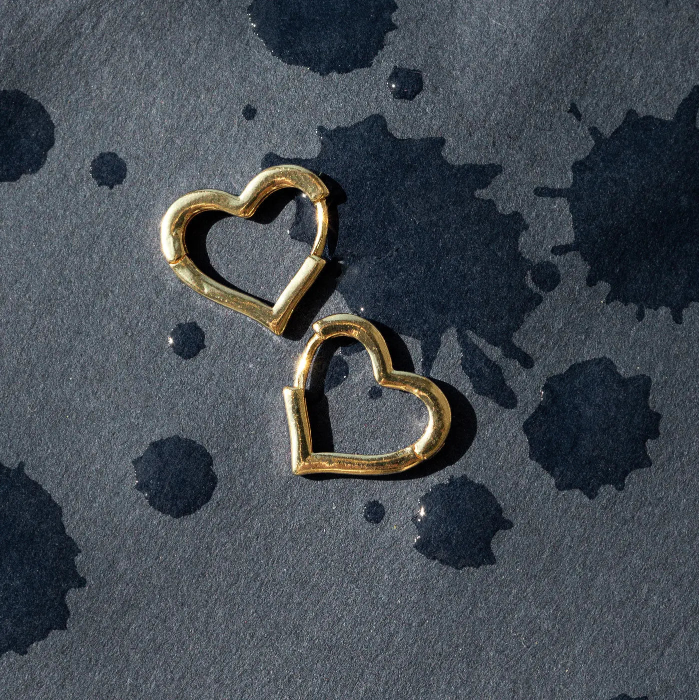 Scarlett - Boucle d'Oreille Coeur Acier Inoxydable