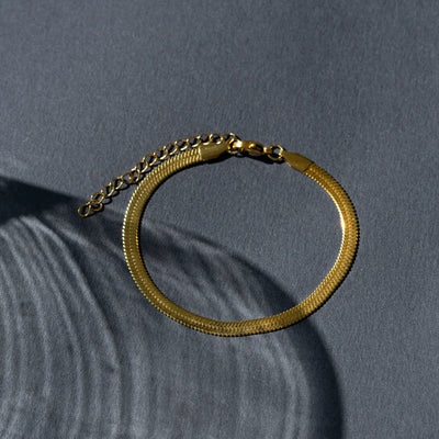 Ivy - Bracelet Chaîne Serpent Acier Inoxydable
